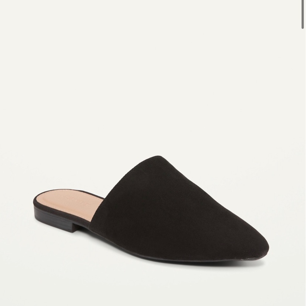 Old Navy Faux Suede Mules - Picture 2 of 6